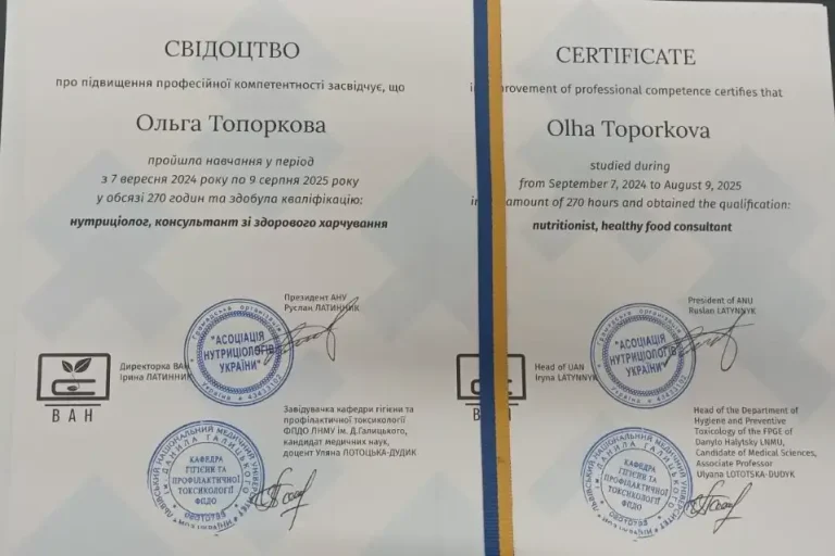 Топоркова Ольга Анатоліївна Диплом 2