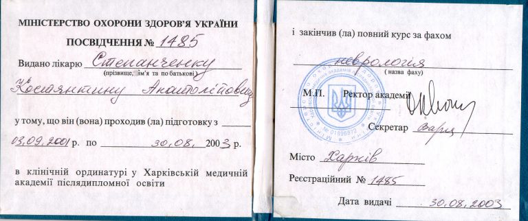 Степанченко Костянтин Анатолійович Сертифікат 2 Степанченко Костянтин Анатолійович Сертифікат 2