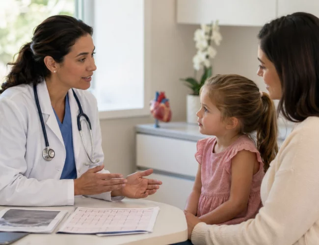 Як проходить консультація дитячого кардіолога