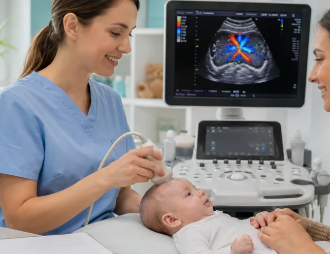 Як проходить НСГ з доплером у B-Healthy Clinic